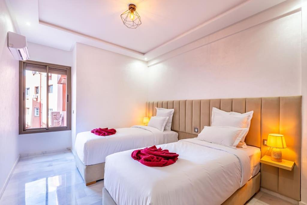 Charmante Wohnung Im Herzen Von Marrakech-Gueliz! Marrákes Kültér fotó